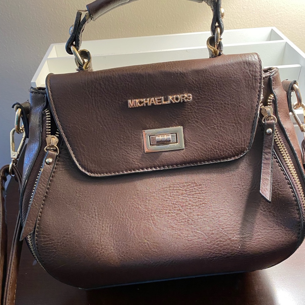 Brown Micheal Kors Purse